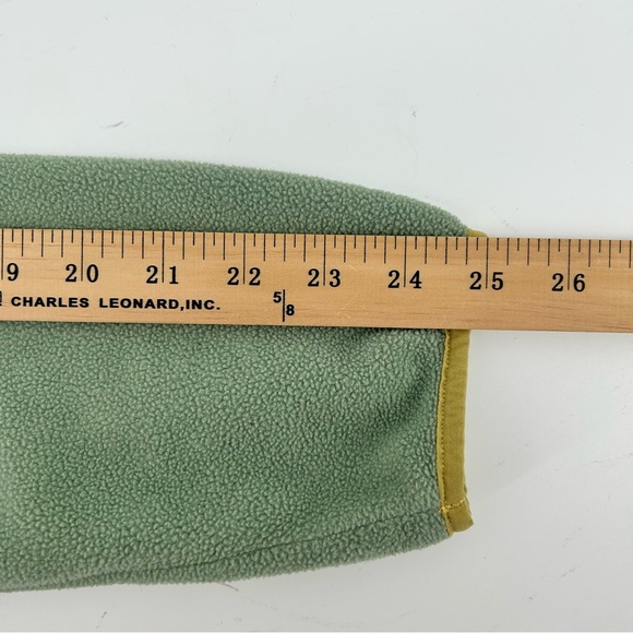 Patagonia Men's Green Microdini 1/2-Zip Pullover Fleece Colorblock Jacket Sz L - Picture 9 of 10